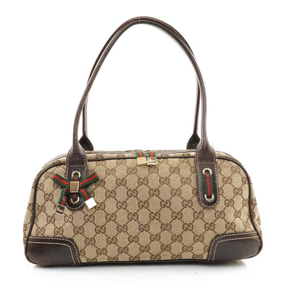Auth Gucci Web Sherry Line Princy #28757G19B